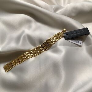 J Crew Gold Bracelet- NWT